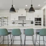 Kitchen of a new construction home